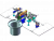 Automated Equipment for Dispensing and Capping Electronic Components
