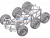 Sus Type Stainless Steel Lunar Rover
