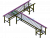 Roller Conveyor Line (with Blocking and Transfer Mechanism)