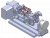 Engine Cylinder Head Hydraulic Fixture Assembly Drawing