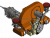 Volkswagen Engine and Drive Axle Transmission (mechanism Intact)