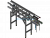 Model of Upper and Lower Return Double Belt Conveyor
