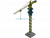 Self-Elevating Engineering Tower Crane Scaled Model