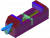 Milling Machine Hand-Cranked Vise Mechanism